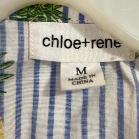 Chloe +Rene Pineapple Design Dress - Picture 7 of 9